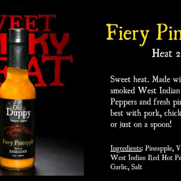 Old Duppy Chilli Pineapple Smoked Pepper Sauce - 1x 150ml